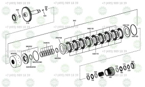 Обойма дисков фрикционных (Z=34*Z=46)