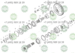 Rear output shaft