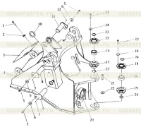 Upper balance frame