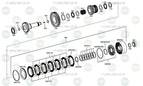 Axial washer (55,000X78,000X1,000)