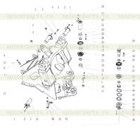 Upper hinge pin assembly