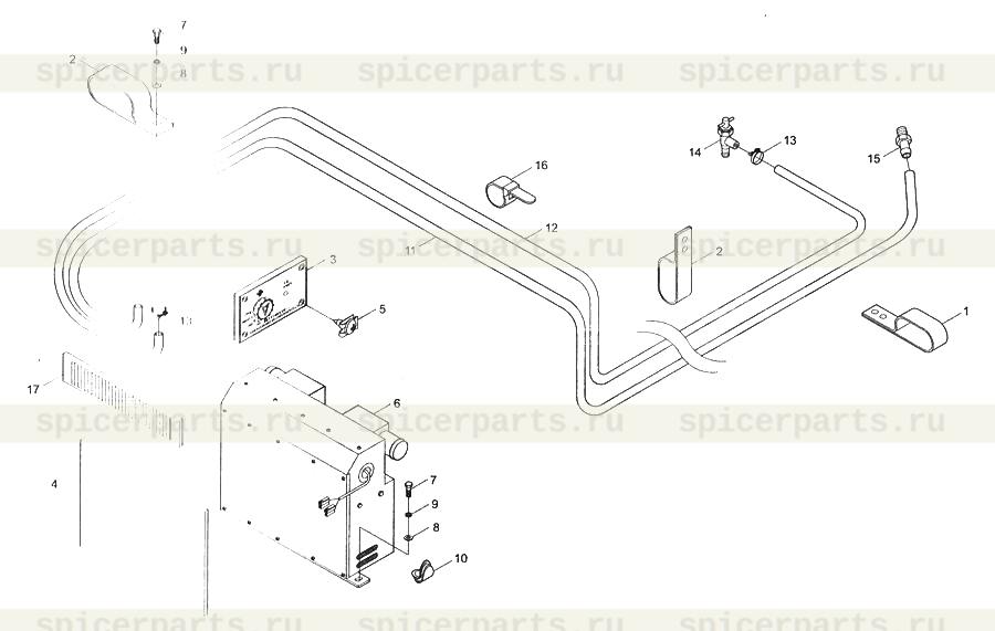 Internal and external loop tuyere Sponge (9F653-68A000001A0) на 9F653-67A000000A0 Warm air conditioning system