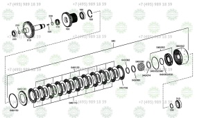 Tapered roller bearing (44,450X95,250X28,575)