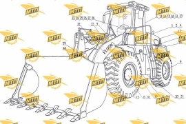 Каталог запчастей для Foton FL958G