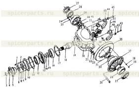 Pinion gear (R)