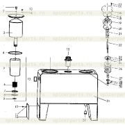 Spring pressure cover