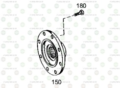 HEXAGON BOLT M12 x 1,5 IN 0736 020 100(2) (A8606011)