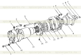 Spline yoke