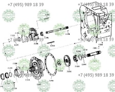 Sealing ring for shaft 75