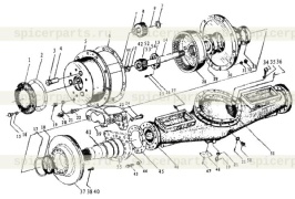 Front axle case