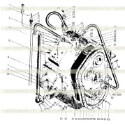 Clutch pressure gauge tube