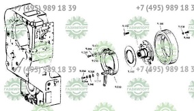 Parking brake flange