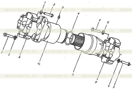 Spline yoke