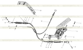 Заглушающий провод газа L=2320