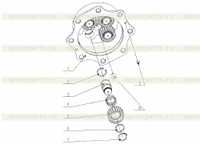 B80A0303T1 Редуктора концентратора в сборе 2 B80A0303T1 Редуктора концентратора в сборе 2