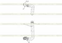 B80A0802 Всасывающая труба 2 B80A0802 Всасывающая труба 2