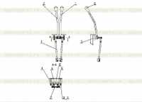 B80B110803 Механизм работы стабилизатора в сборе 2 B80B110803 Механизм работы стабилизатора в сборе 2