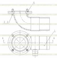 Z5E21001 Фланец в сборе Z5E21001 Фланец в сборе