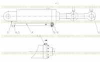 Z5E31006 Наклонный цилиндр в сборе Z5E31006 Наклонный цилиндр в сборе