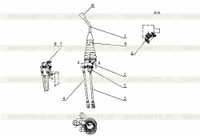 B80B110802 Правый рабочий механизм в сборе B80B110802 Правый рабочий механизм в сборе