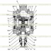 Z33E0501T2 Дифференциал переднего моста Z33E0501T2 Дифференциал переднего моста