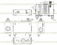Z33E1001T7 Гидравлический масляный бак Z33E1001T7 Гидравлический масляный бак