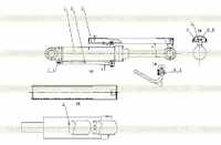 Z33E1005T7 Наклонный цилиндр в сборе Z33E1005T7 Наклонный цилиндр в сборе