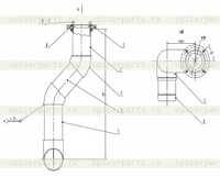 Ручка трубы в сборе Z35G1002T8 Ручка трубы в сборе Z35G1002T8