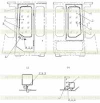 Правая дверь Z50E130103T38 и левая дверь Z50E130102T38 Правая дверь Z50E130103T38 и левая дверь Z50E130102T38