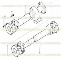 Привод переднего вала Z35F07 Привод переднего вала Z35F07