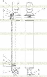 Подъемный цилиндр Z40H-TL-00 Подъемный цилиндр Z40H-TL-00