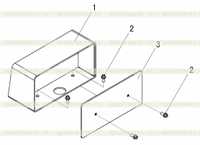 Задняя рулевая лампа капота Задняя рулевая лампа капота