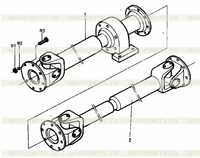 Z38G07 Передний приводной вал Z38G07 Передний приводной вал