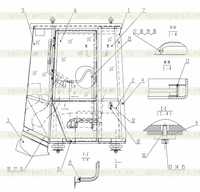 Кабина водителя Z5E313T18 Кабина водителя Z5E313T18