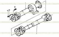 Z50E07T56 Передний приводной вал Z50E07T56 Передний приводной вал