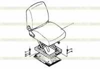 P3B 16 Сиденье в сборе P3B 16 Сиденье в сборе