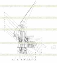 Воздушный тормозной клапан Воздушный тормозной клапан