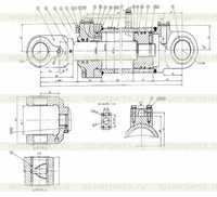 CF160/80/880 Подъемный цилиндр