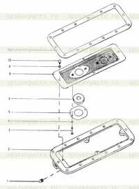 Z50E03T42 Трансмиссия (VIII) Картер масла в сборе Z50E03T42 Трансмиссия (VIII) Картер масла в сборе