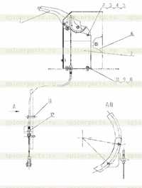 Z50E0907a Ручной тормоз в сборе Z50E0907a Ручной тормоз в сборе