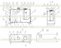 Z50E1001 Гидравлический масляный бак Z50E1001 Гидравлический масляный бак