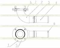 Z50E1002 Фланец в сборе Z50E1002 Фланец в сборе