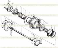 Z5EII05 Задняя ось (II) и Z5EII06 Передняя ось (II) Z5EII05 Задняя ось (II) и Z5EII06 Передняя ось (II)