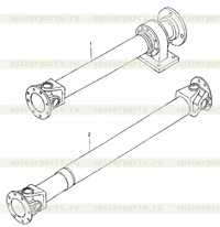 Z5EII07 Вал переднего привода Вал среднего привода Z5EII07 Вал переднего привода Вал среднего привода