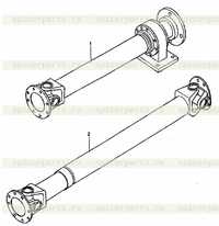 Z5EII07 Передний приводной вал, Средний приводной вал Z5EII07 Передний приводной вал, Средний приводной вал
