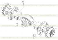 9F653-26A000000A0 Front drive axle installation 9F653-26A000000A0 Front drive axle installation
