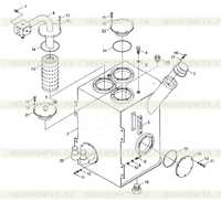 9F653-58A000000A0 Hydraulic oil tank assembly 9F653-58A000000A0 Hydraulic oil tank assembly