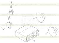 9F653-69A030000A0 Radio cassette player assembly 9F653-69A030000A0 Radio cassette player assembly