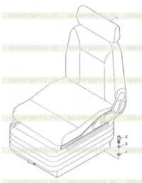 9F850-44A000000A0 Seat installation assembly 9F850-44A000000A0 Seat installation assembly