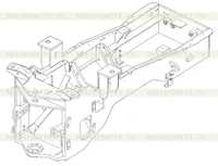 9F653-13B000000A0  Welding assembly of rear frame